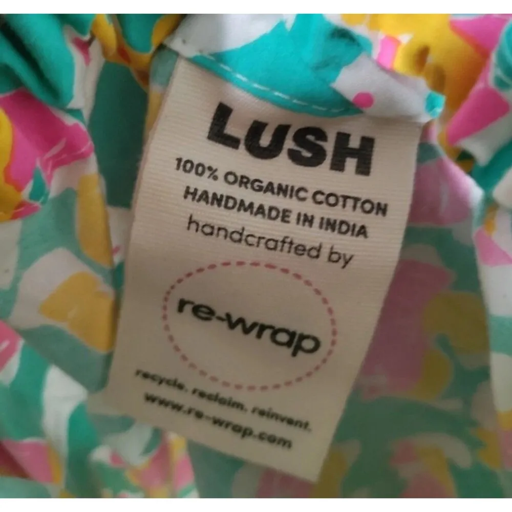 Lush Re-wrap Bunny Rabbit Floppy Ear Tote Backpack Easter String Bag NWT Whimsy - Image 3