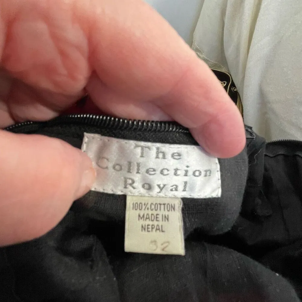 The Collection Royal crossbody bag 100% cotton boho festival made in Nepal. Red - Image 7