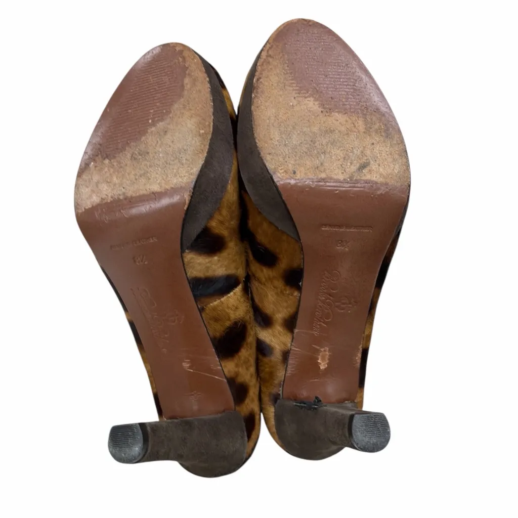 Brooks Brothers Leopard Print Platform High Heel Pumps - Image 6