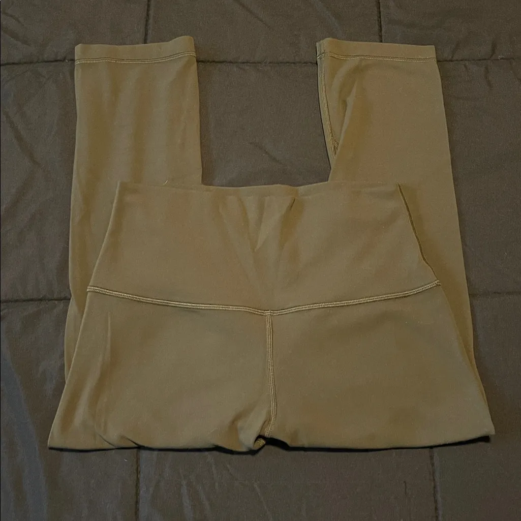 Lululemon Align Crop 21" Leggings in Olive Green - Image 6