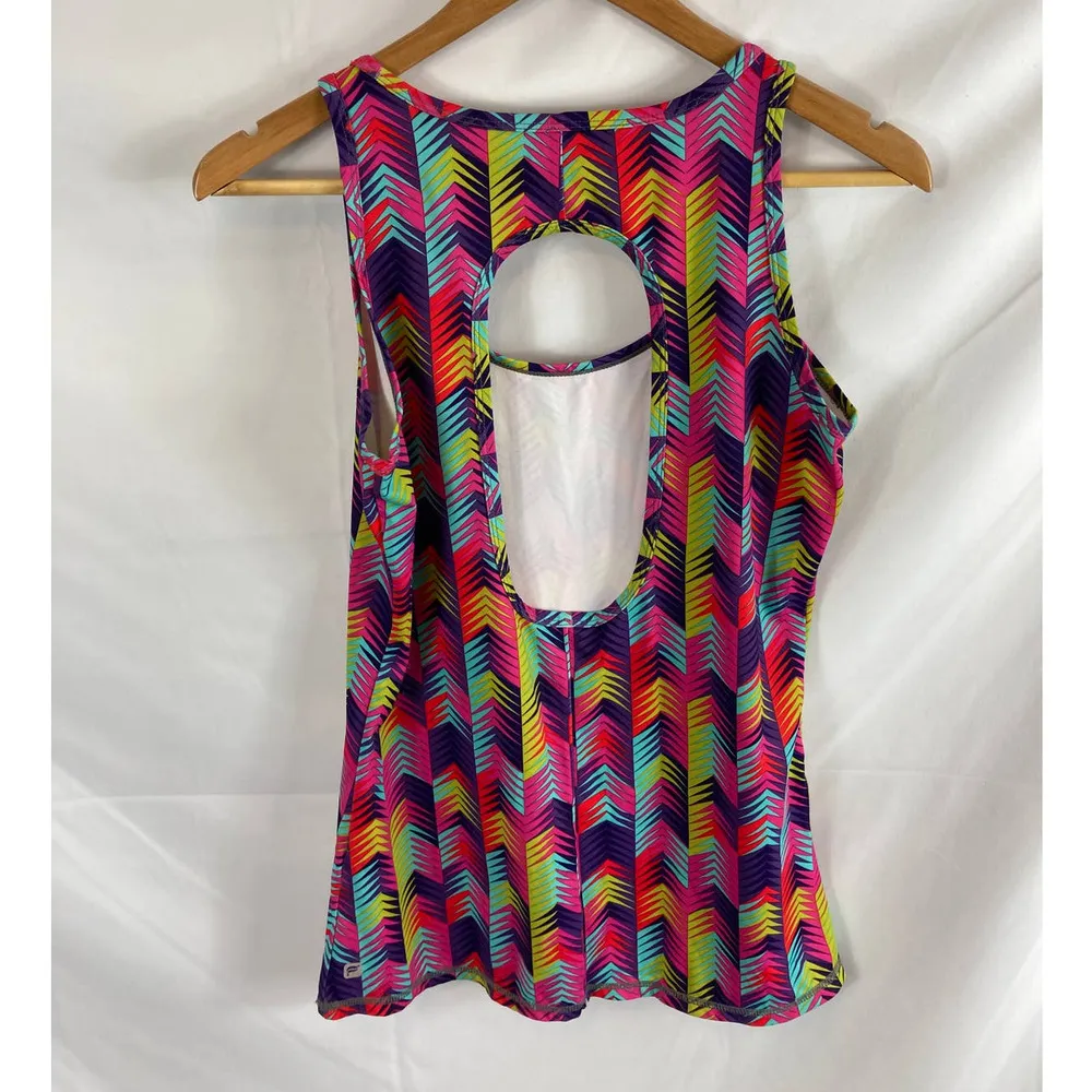 Fabletics Active Embra Keyhole Tank Top Multicolor Size Small - Image 4