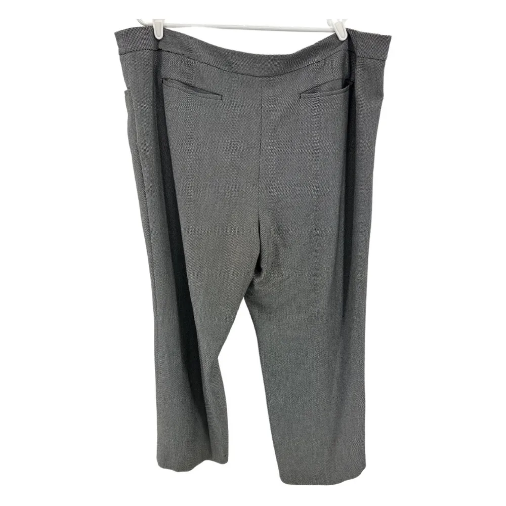 Lane Bryant dress pants 26R black and white slacks business casual plus size - Image 2