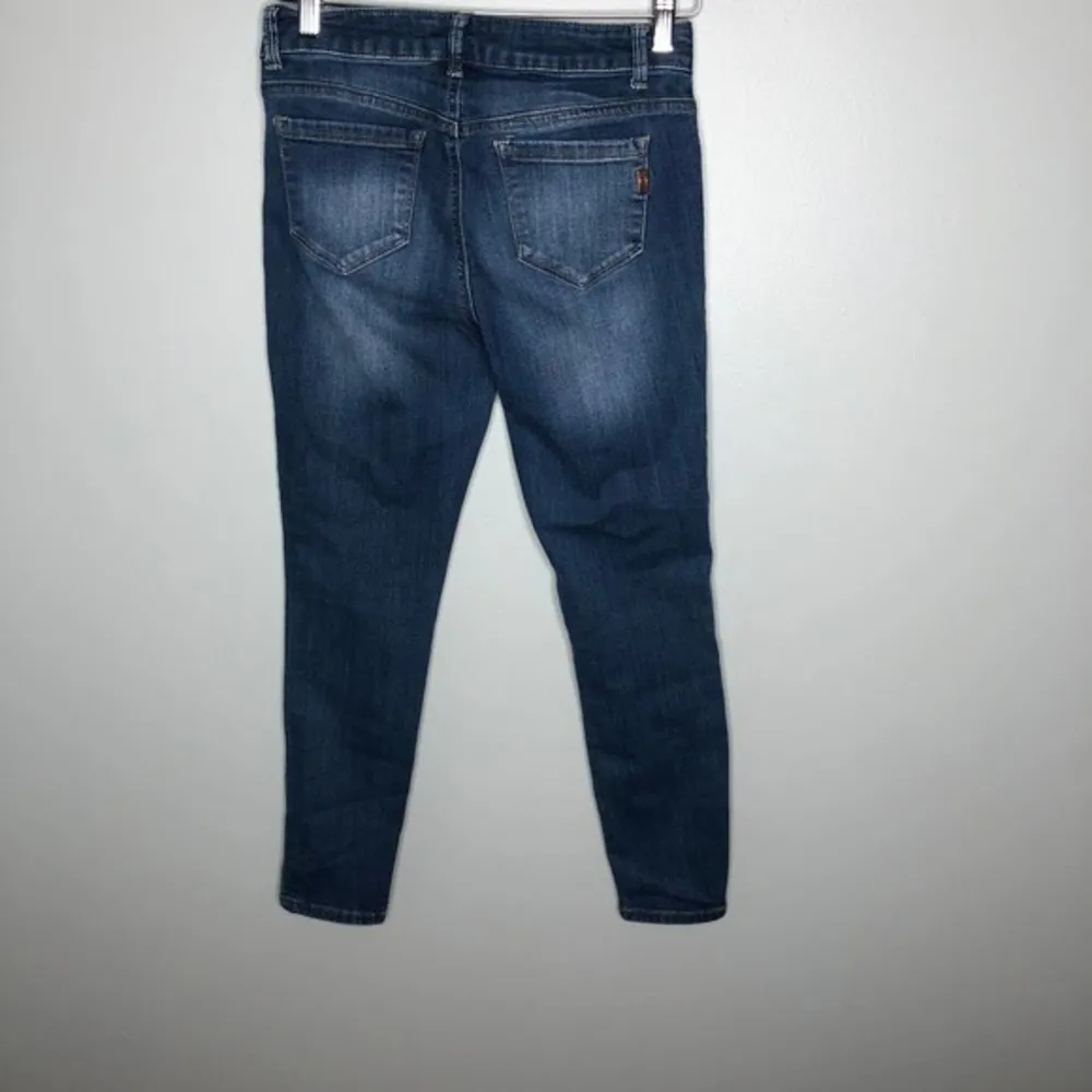 1822 denim straight leg mid rise blue jeans - Image 8
