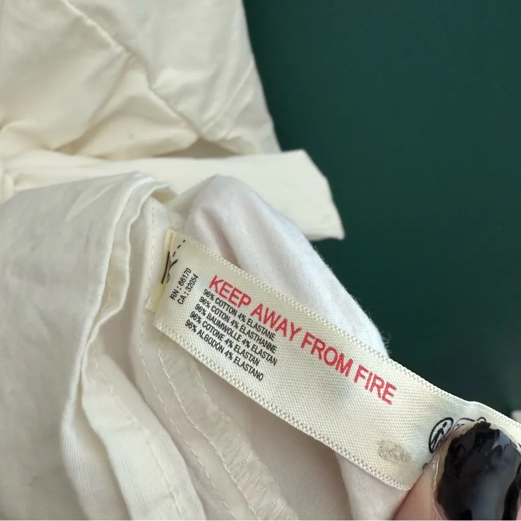 Free People Eye Catching Mini Dress in Ivory - Image 11