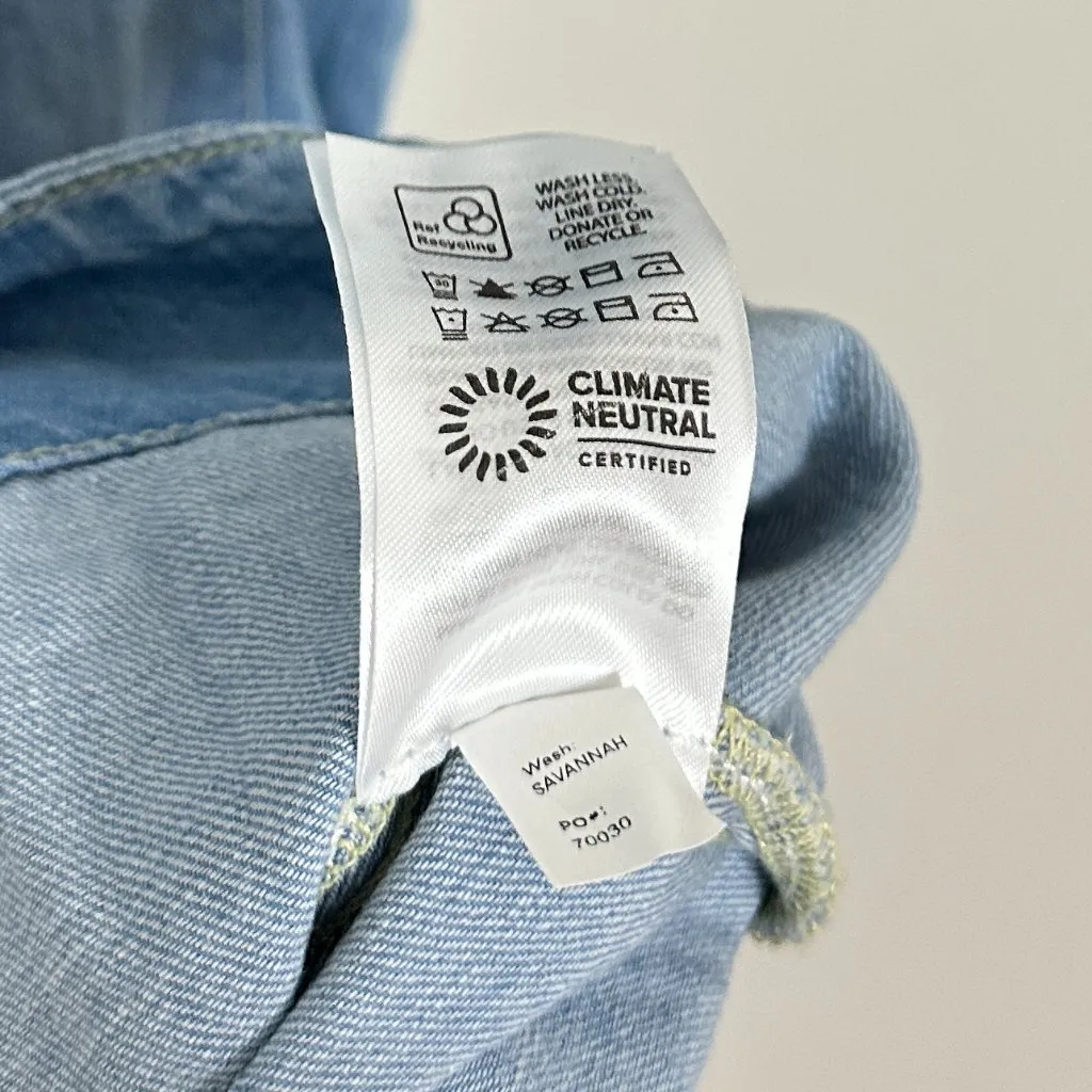 REFORMATION Sebastien Denim Midi Dress in Savannah Size US 6 NWT - Image 9