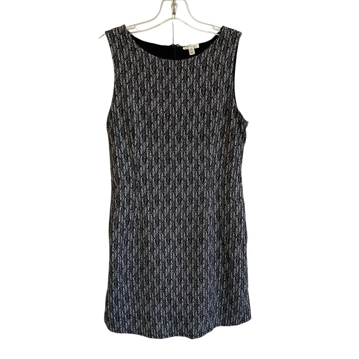 Soft Joie Sleeveless Mini dress Back zipper Side pockets Diamond Pattern‎ - Image 2
