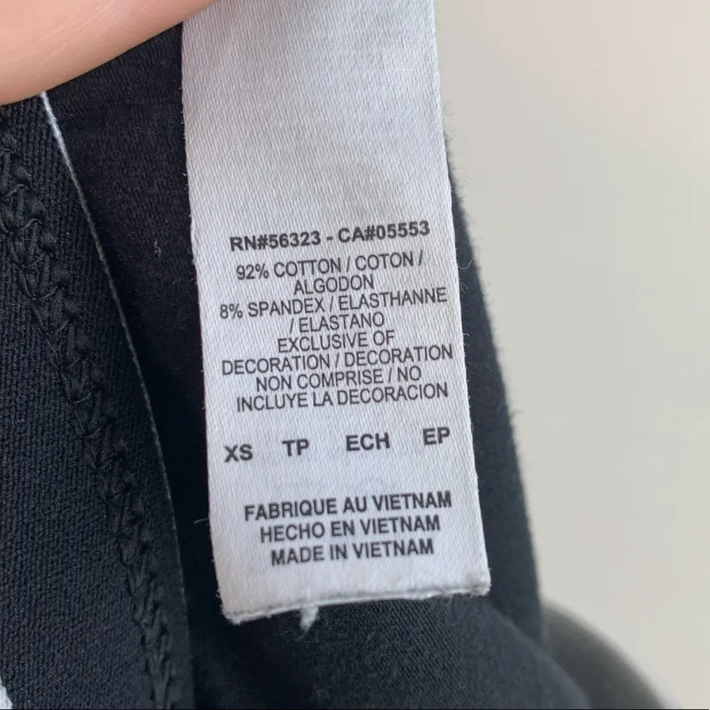 Nike Black Logo Cotton Leggings - Image 5