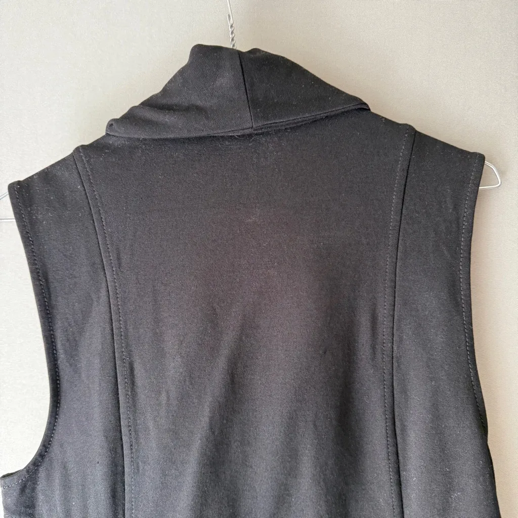 White House Black Market Vest Size S Black vest‎ - Image 9