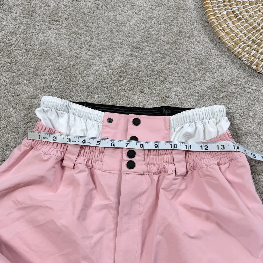 Nobaday Women’s Pure Free Baggy Snow Pants Outdoor Waterproof in Pink M Size M - Image 11