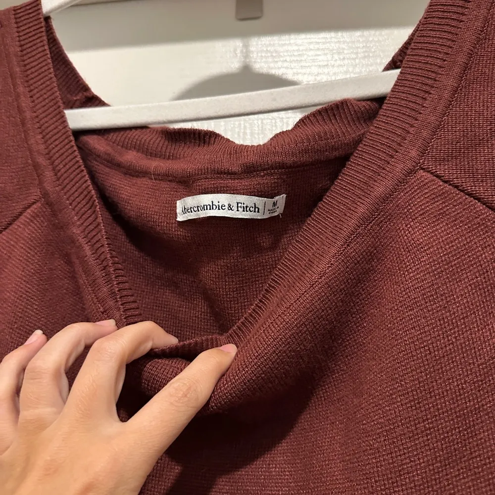 Abercrombie & Fitch Off the Shoulder Sweater Midi Dress - Image 5