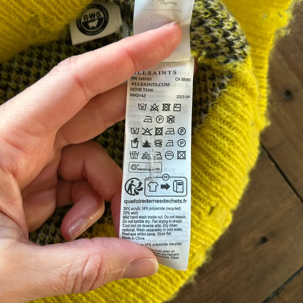 All Saints Hove Will Blend Sweater Tank S - Image 10