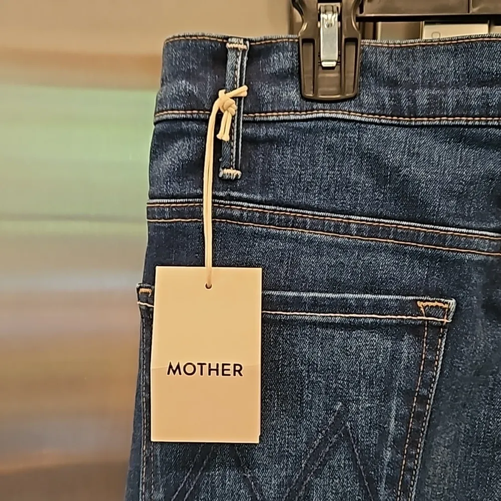 💕MOTHER💕 The Hustler Roller Heel Jeans ~ Small Pleasures 32 NWT Blue - Image 13