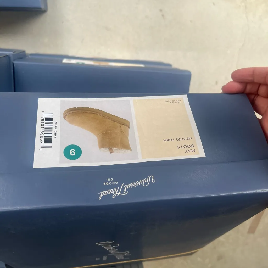 Universal Threads Universal Thread Target Tan Microsuede Ankle Boots | Memory Foam | Size 9 - Image 7