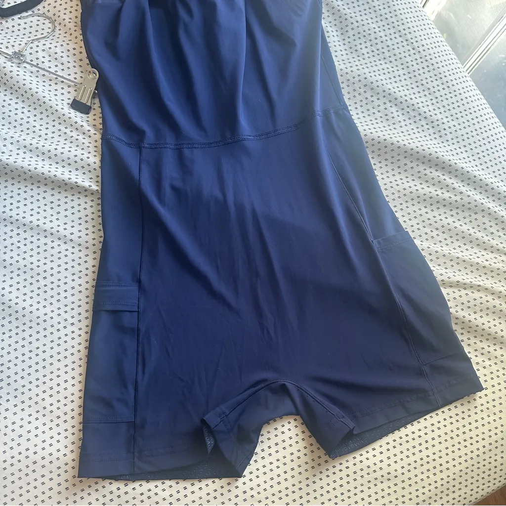 Outdoor Voices Exercise Dress Small Navy Blue - Image 8