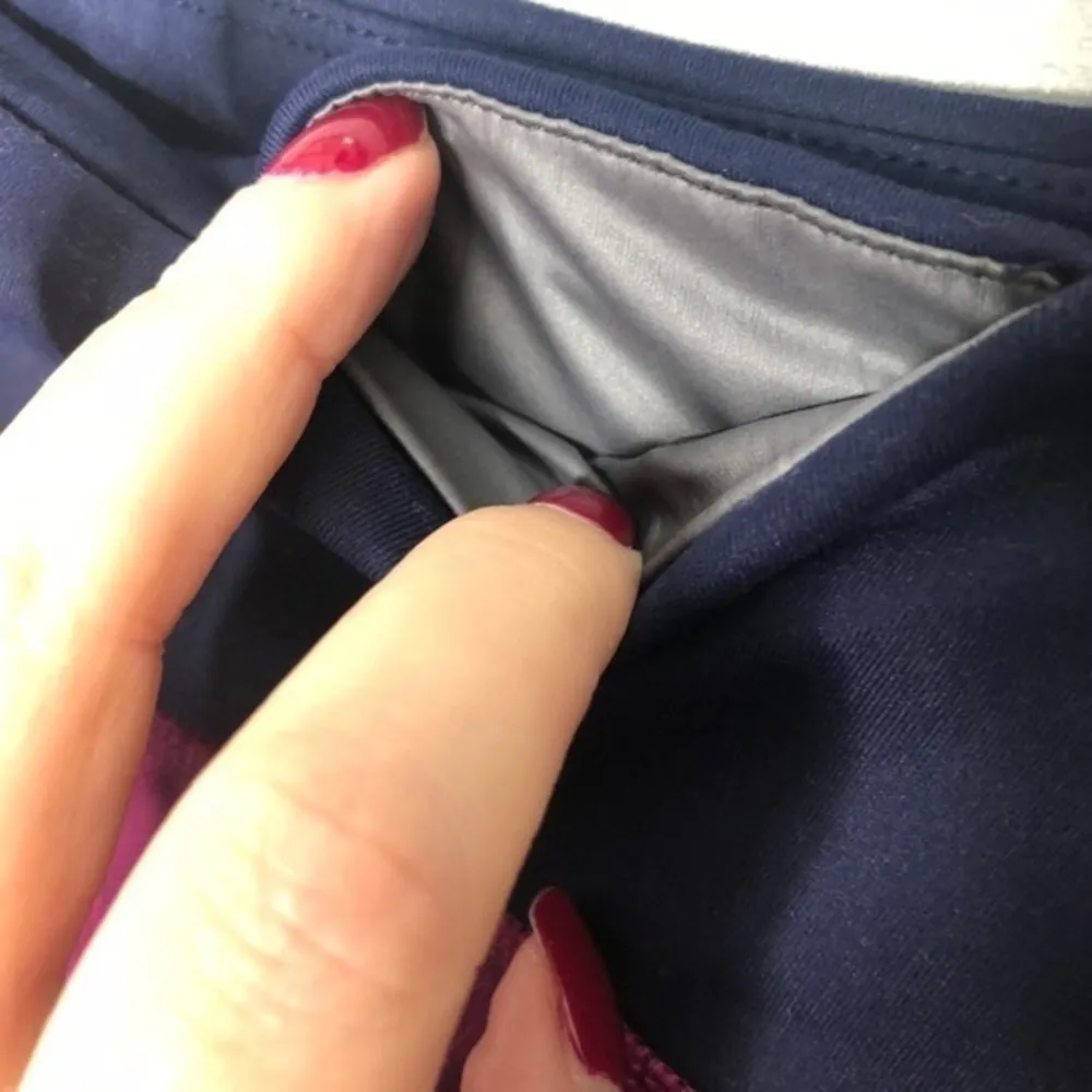 Brooks fuchsia green light ruched Capri leggings - Image 7