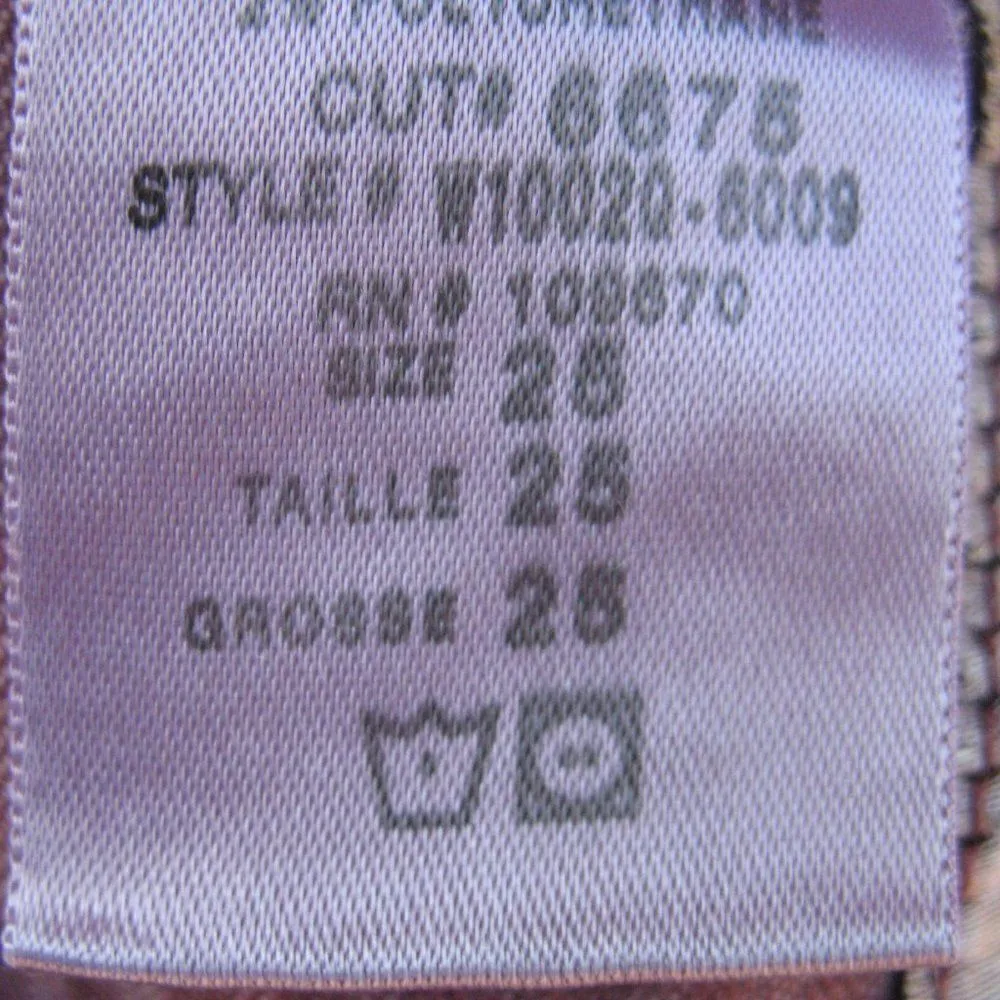 Goldsign Boot Cut Corduroys Pants Jeans Red Size 25 - Image 10