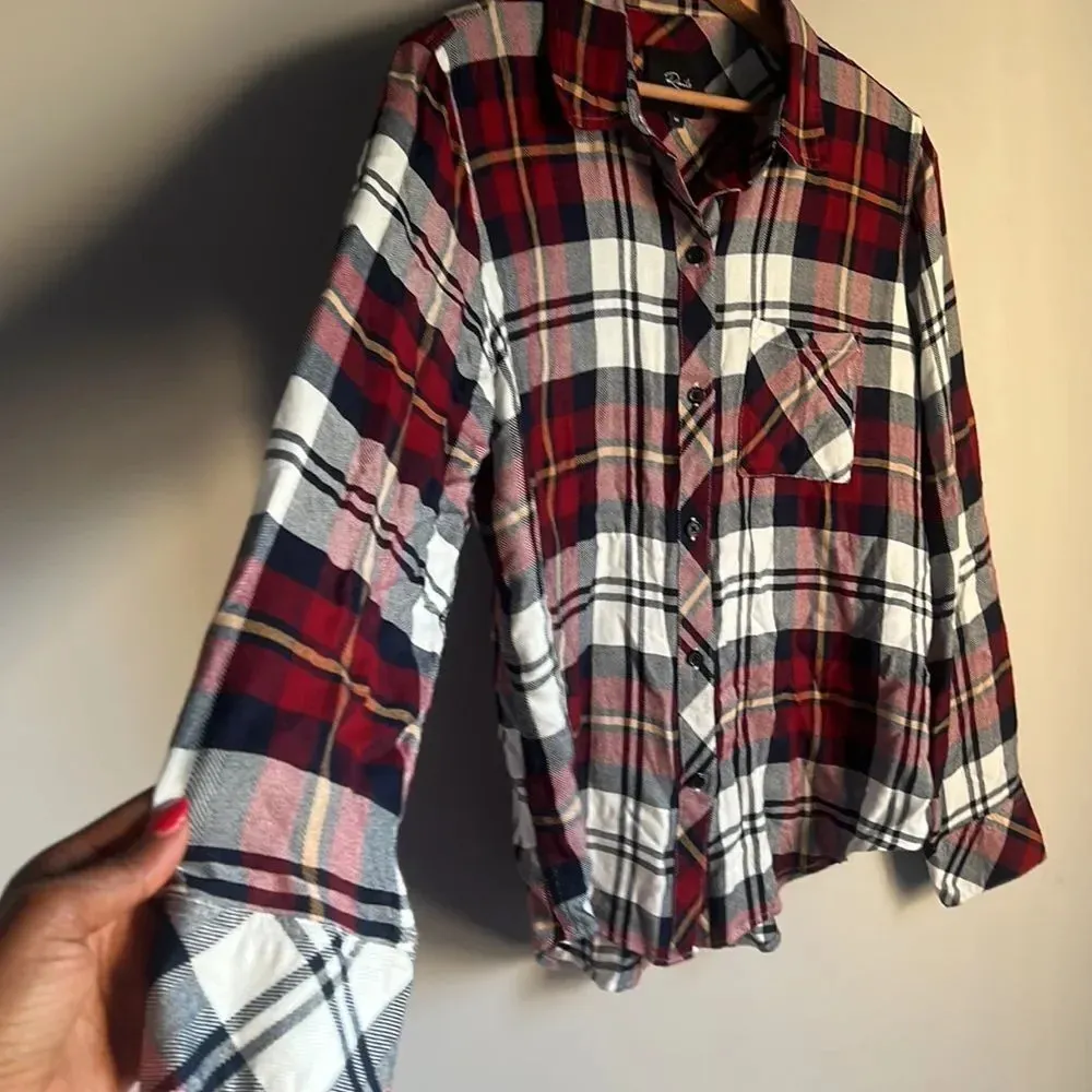 Rails Hunter Shirt Merlot Navy Gold - Image 6