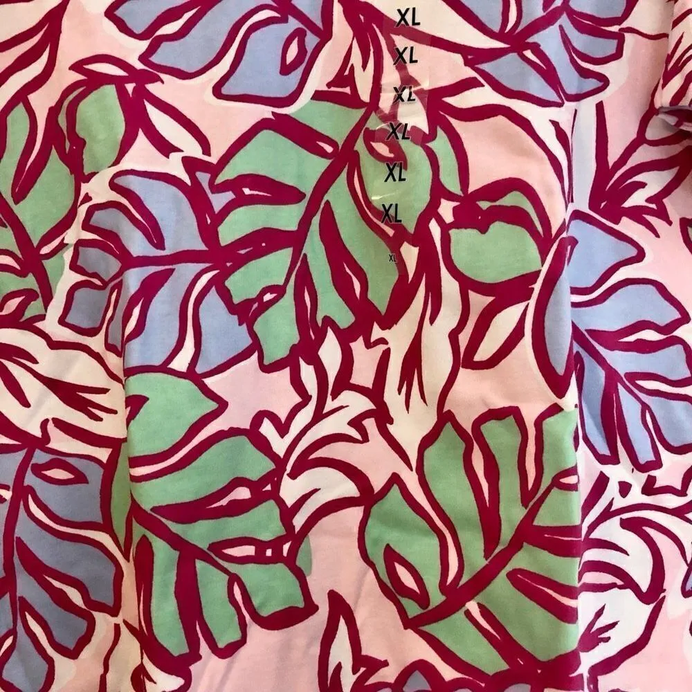 NWT Kim Rogers Essentials Light Pink Perfectly Soft V Neck Top Size XL - Image 2