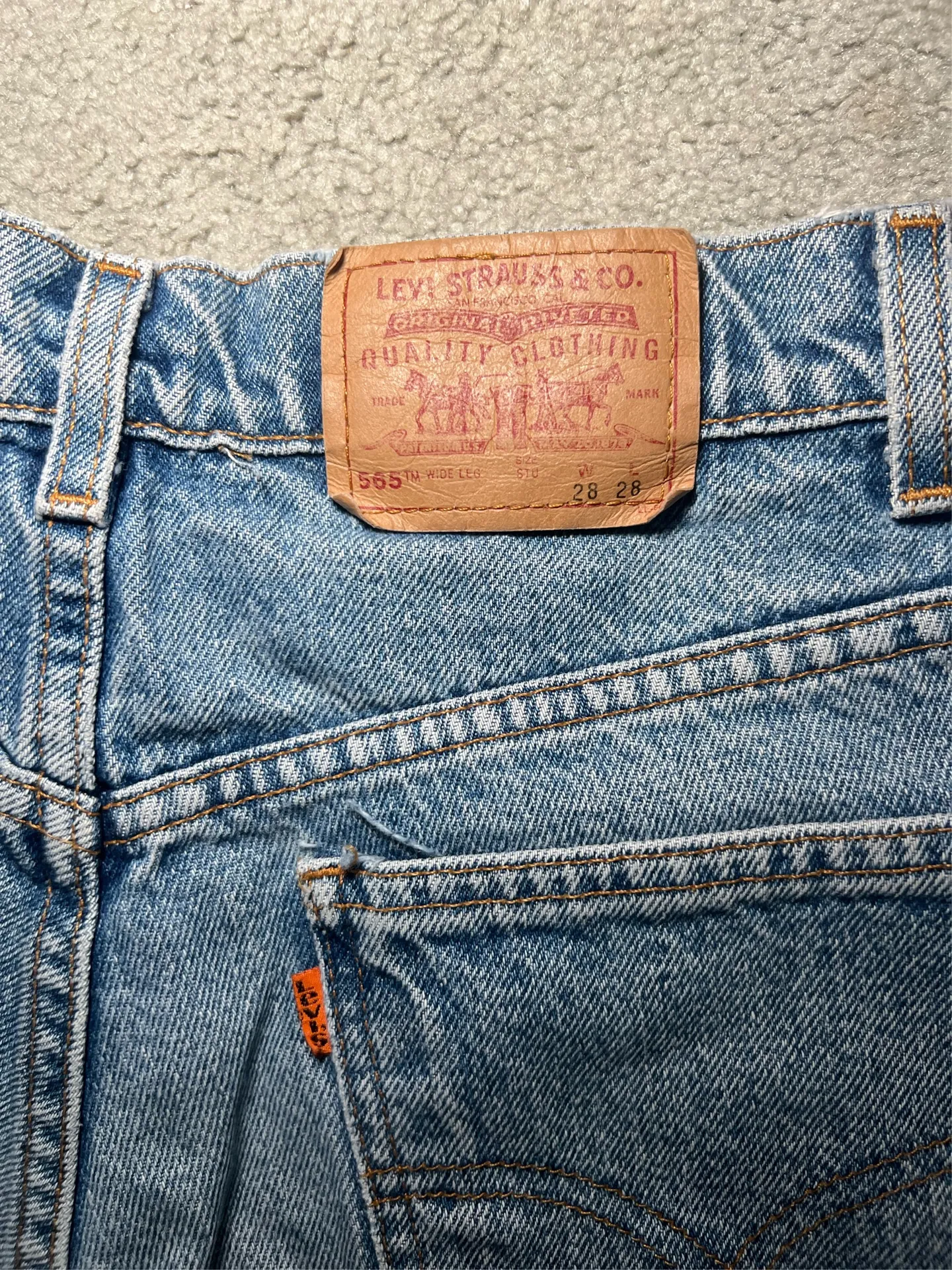 Levi's Vintage Levi’s Orange Tab Size 26in waist - Image 5
