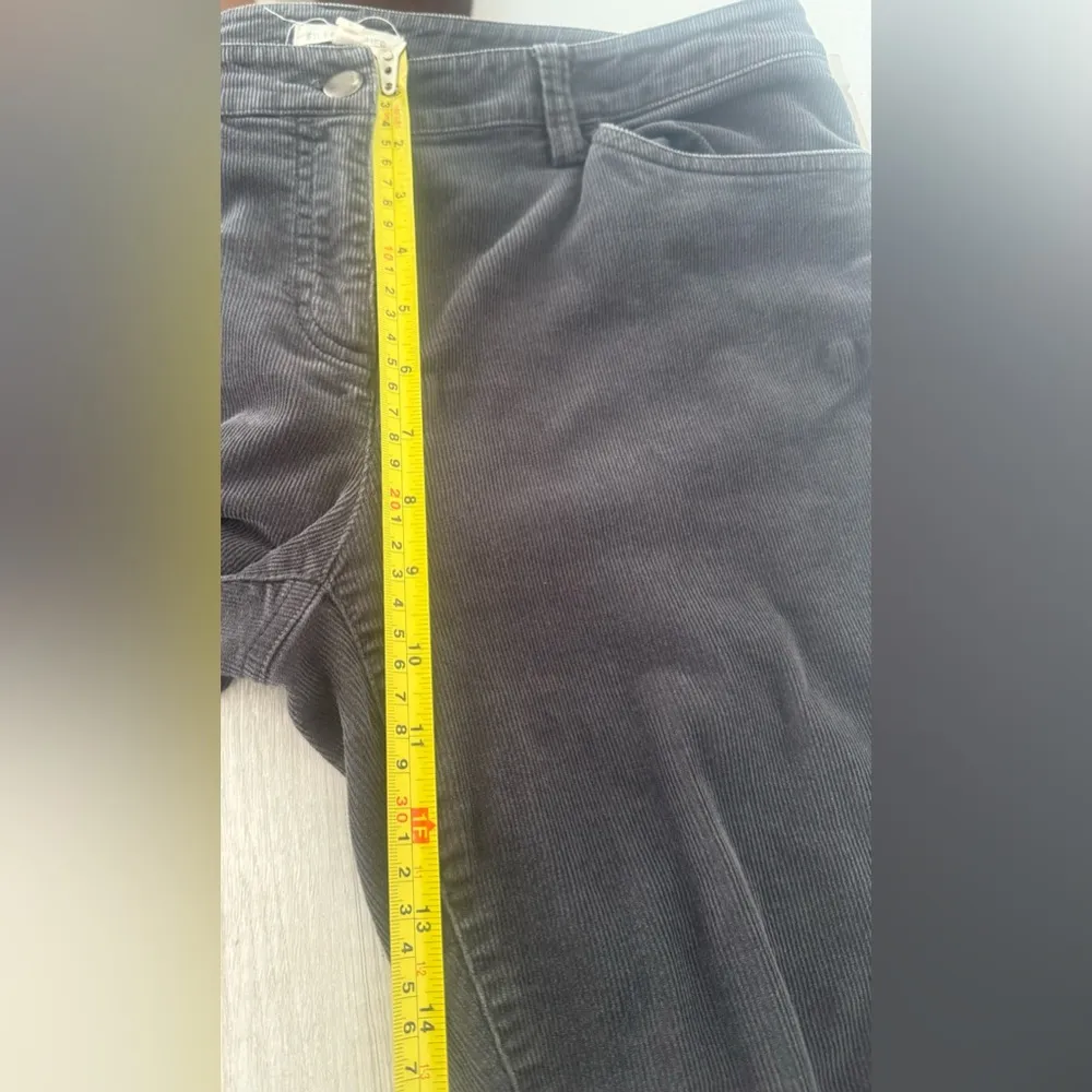 Eileen Fisher Organic Cotton Tencel Stretch Corduroy Pant Gray Size 6 *Read - Image 8