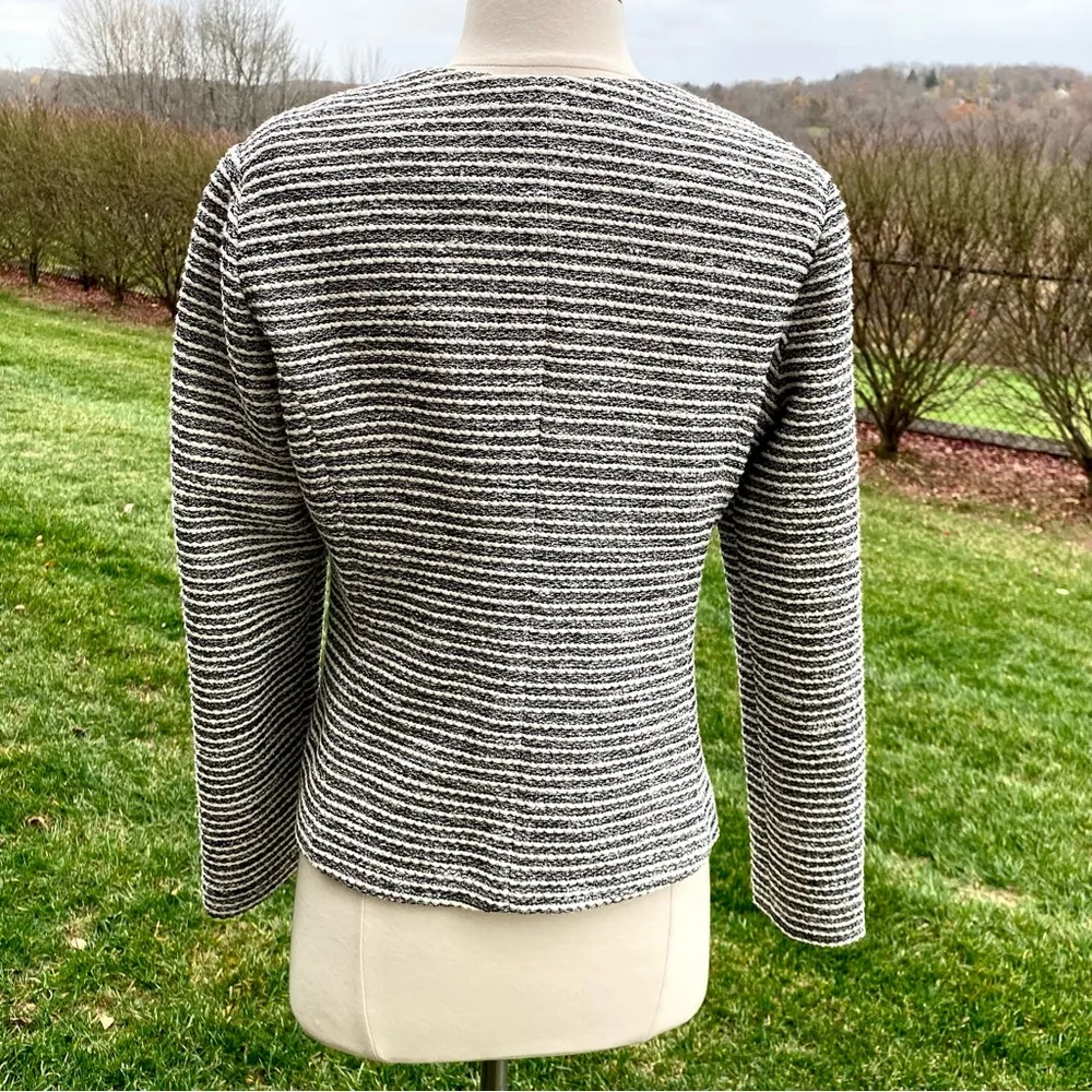 Kenar Tweed Zip-Up Blazer - Image 8