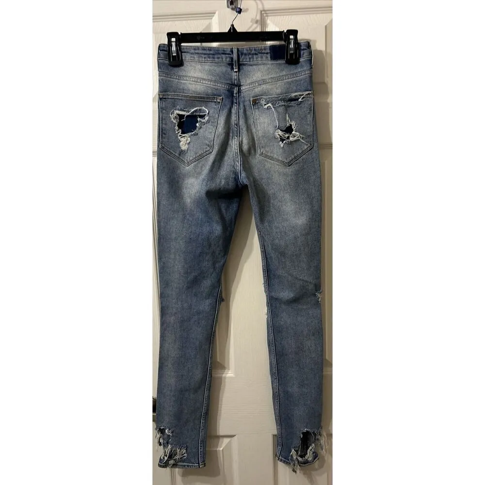 Women's High-Rise Denim Jeans 27/32 - Image 2