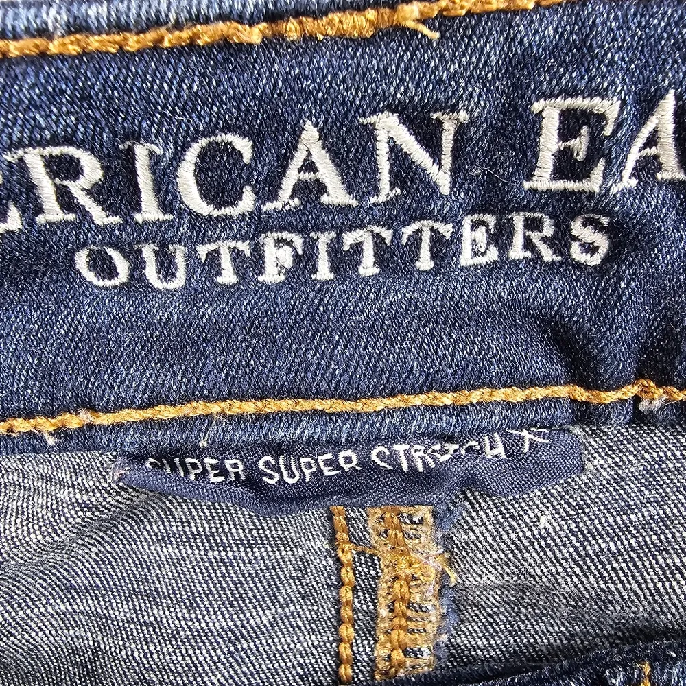American Eagle Super Stretch Blue Denim Jegging Womens Size 2 - Image 10