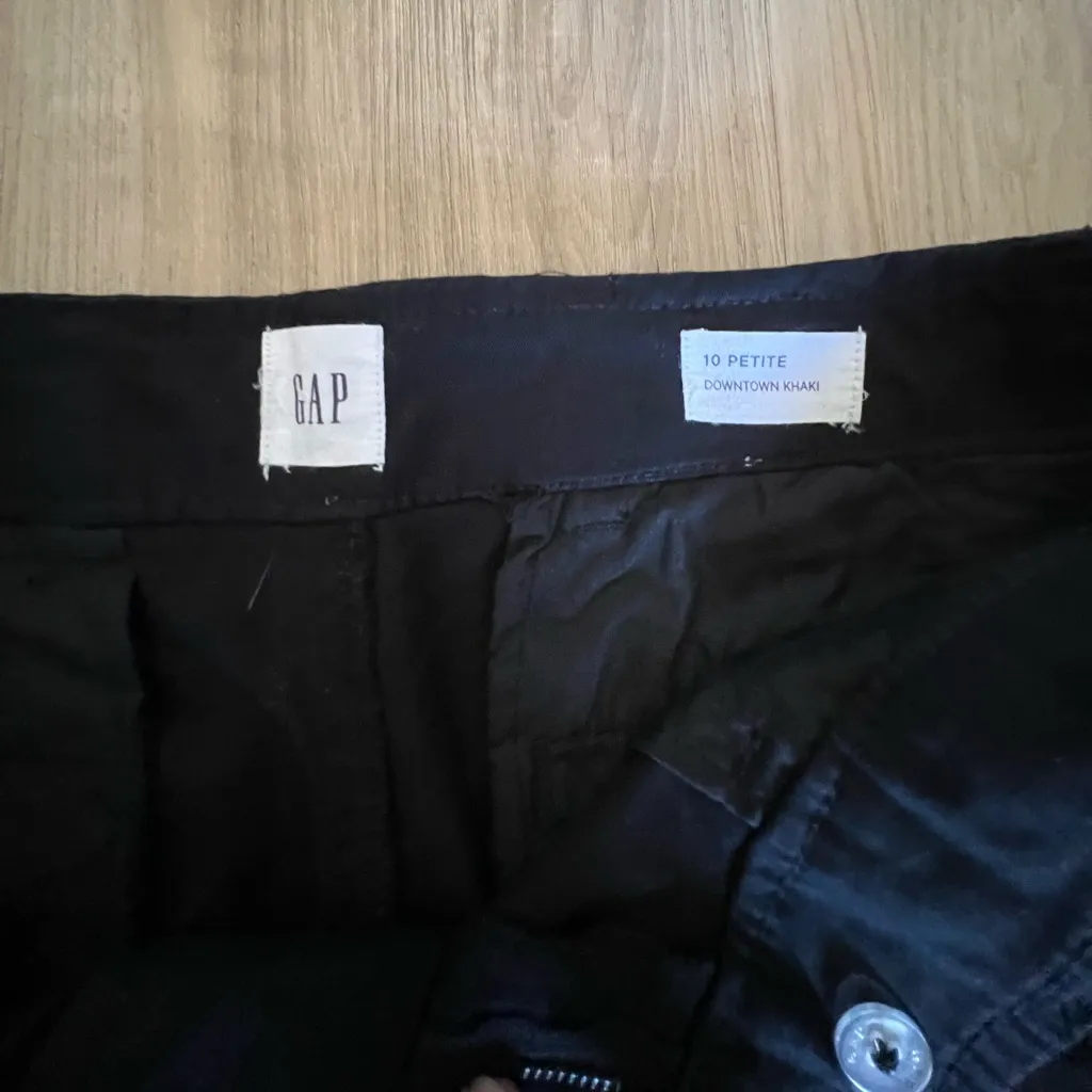 GAP Classic Blue Down Town Khaki Trousers Size 10P - Image 2