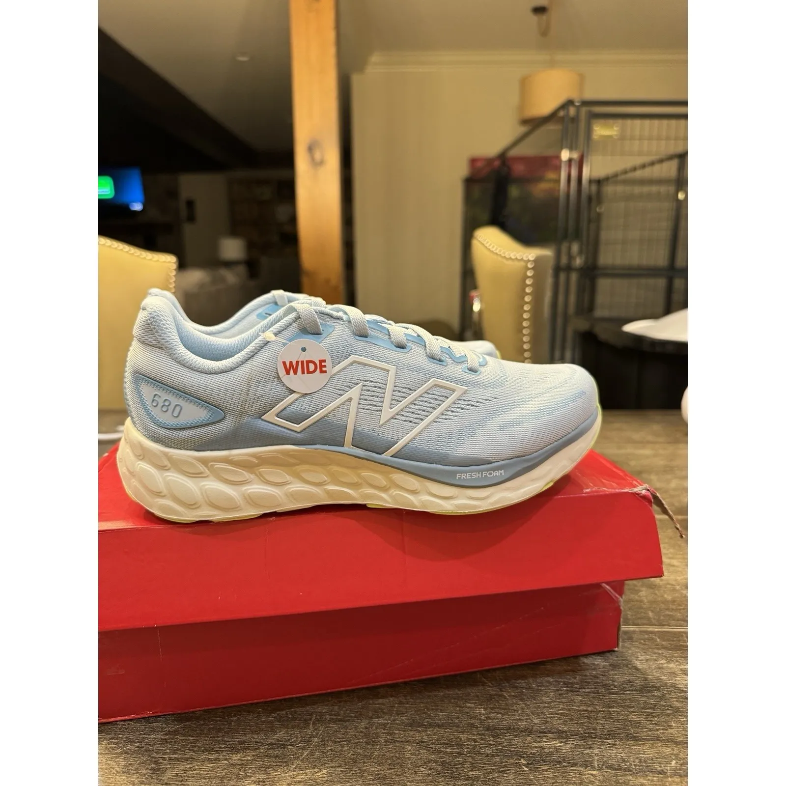 New Balance 680v8 Women's Running Shoes – Lightweight Comfort‎ – Size 6.5 Wide - Image 2