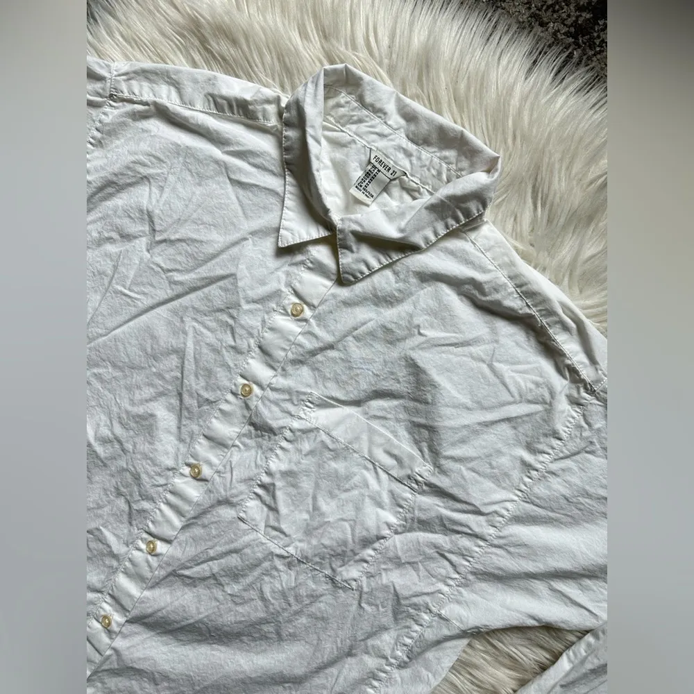 F21 relaxed cotton button down shirt - Image 4