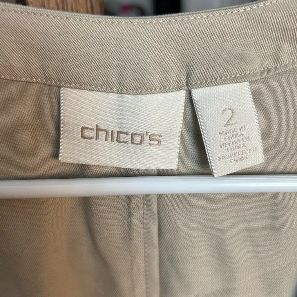 Chico’s Tan Fast Cardigan Duster – Size L/12 - Image 4