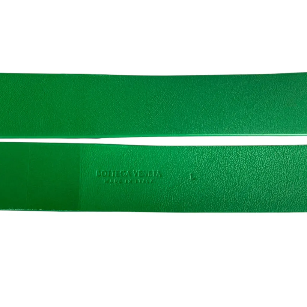 NWT Bottega Veneta Leather Double Strap Belt With Horseshoe Buckle Size L - Image 8