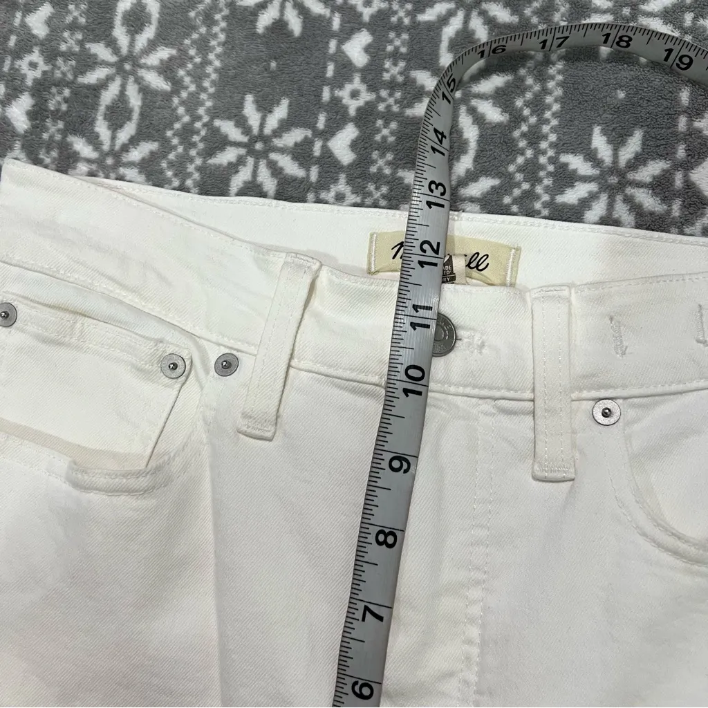 Madewell‎ The Perfect Vintage Jean In Tile White ND501 Size 27 - Image 12
