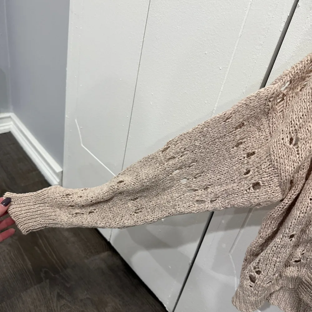 Left on Houston by Anthropologie Textured Open Front Cardigan - Image 4