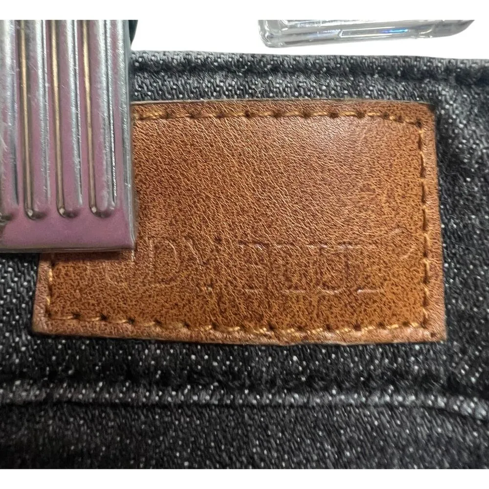 Judy Blue Jeans Boyfriend Fit Blackish Gray Midrise Tapered Stretch 11/30 - Image 13