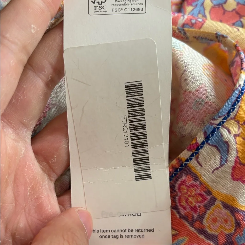 Etro Y2K Fairy Babydoll Designer Paisley Boho Hippie Fest Midi V Neck Dress Sz 4 Pink - Image 10