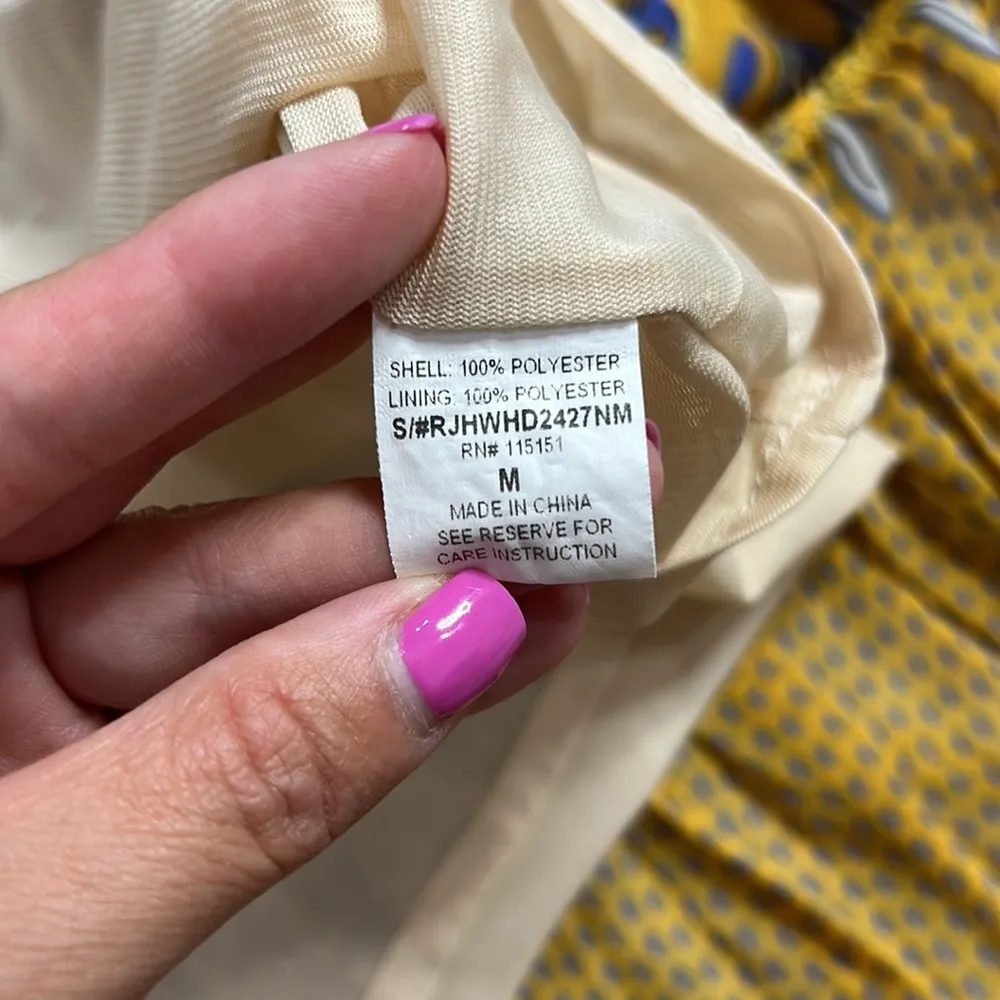 Romeo & Juliet couture • boho printed elbow sleeve mini dress - Image 10