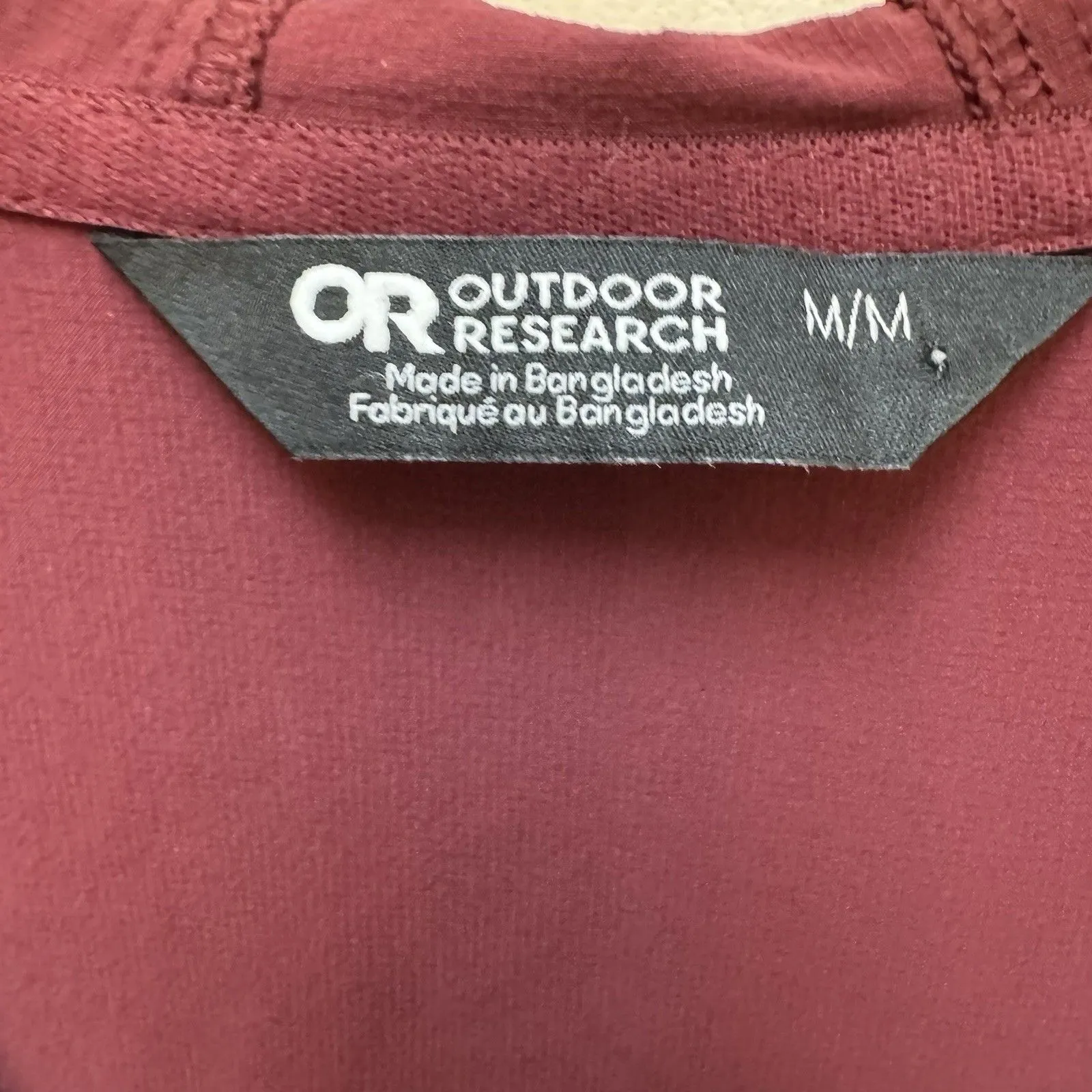 Outdoor Research Women's Size M Burgundy/Pink Ferrosi Anorak 1/4 Zip Jacket Pink Size M - Image 3