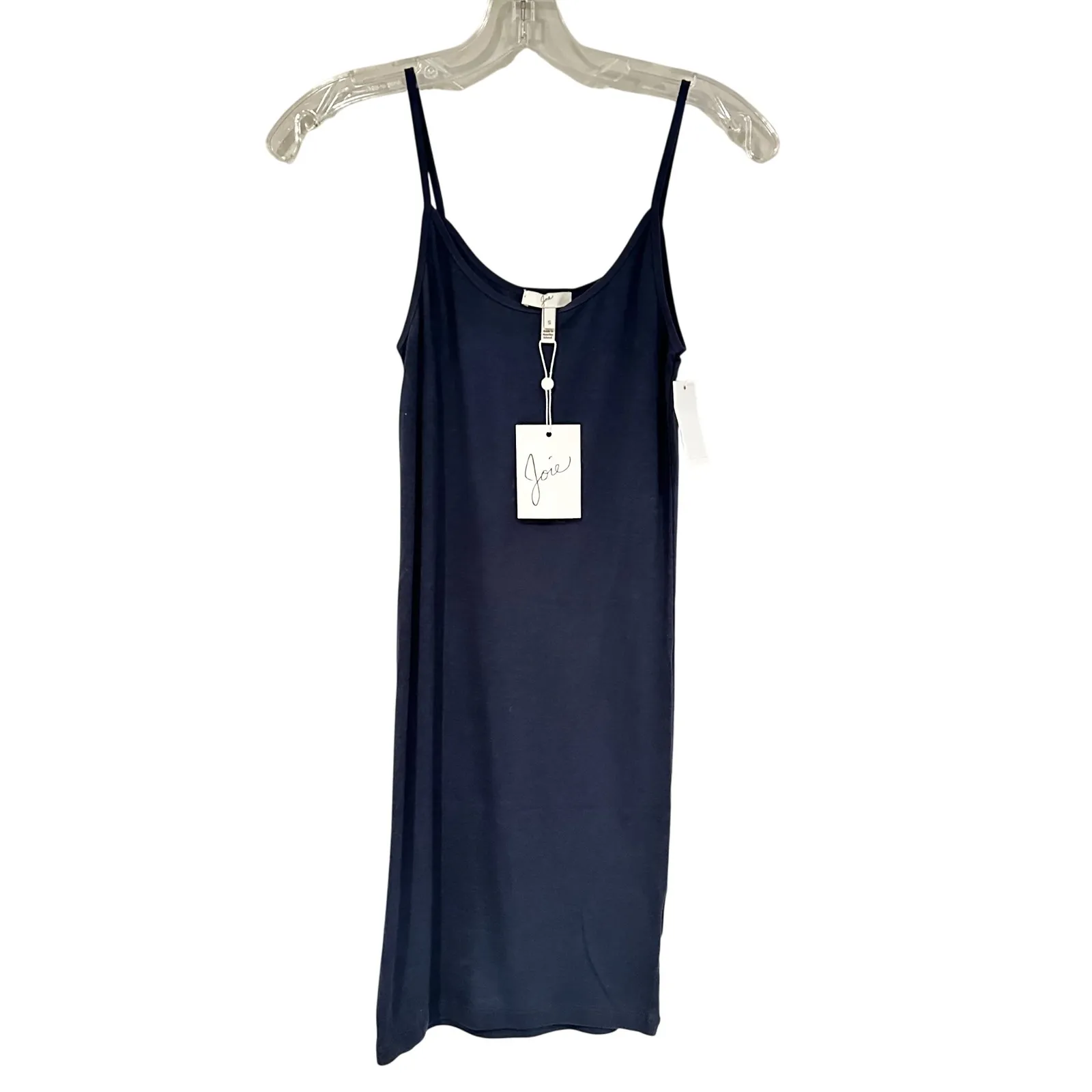 Joie Christine Jersey Tank Slip Dress‎ Women's Small Navy Contemporary NWT - Image 3