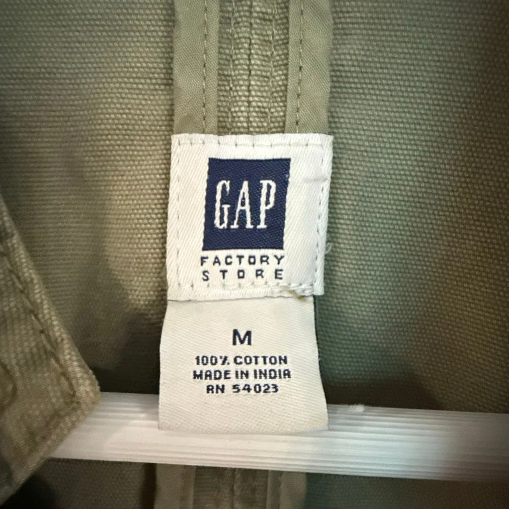 Gap olive green collared blazer jacket size M - Image 3