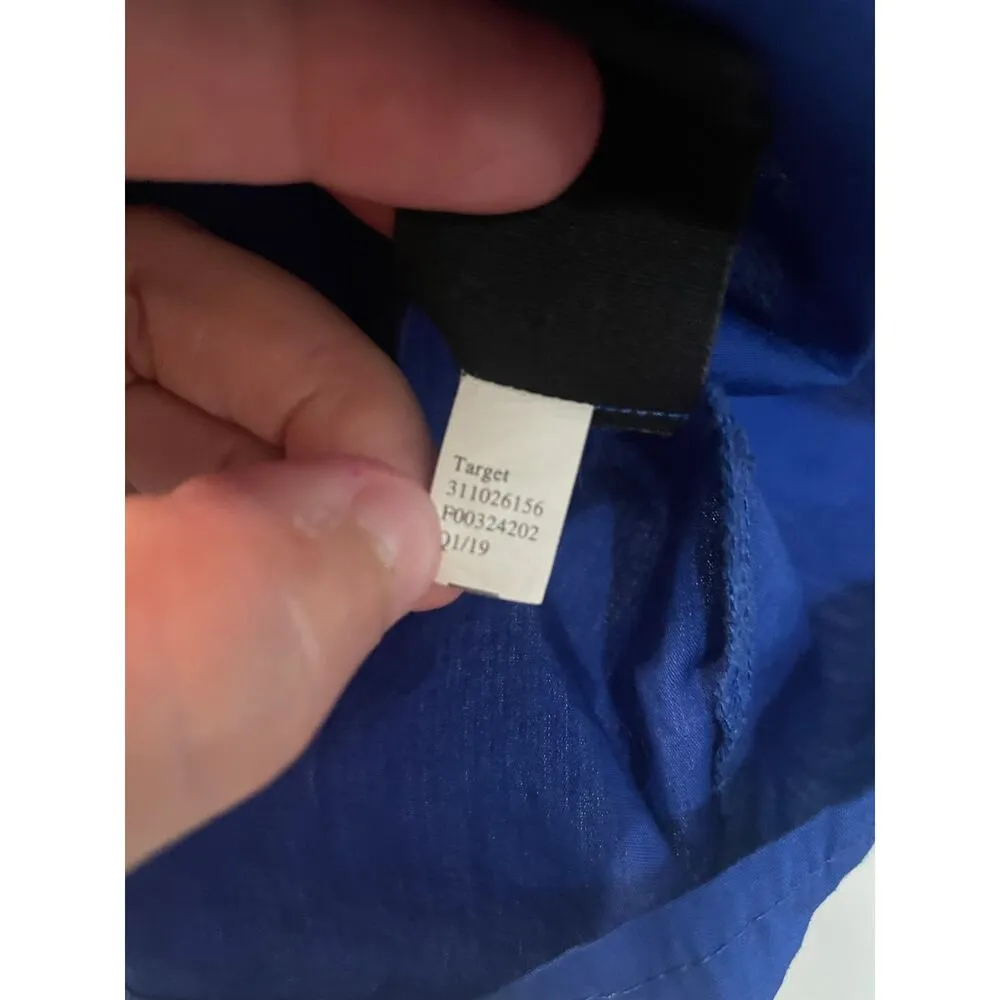 Who what wear royal blue off the shoulder blouse. Size Large - Image 11