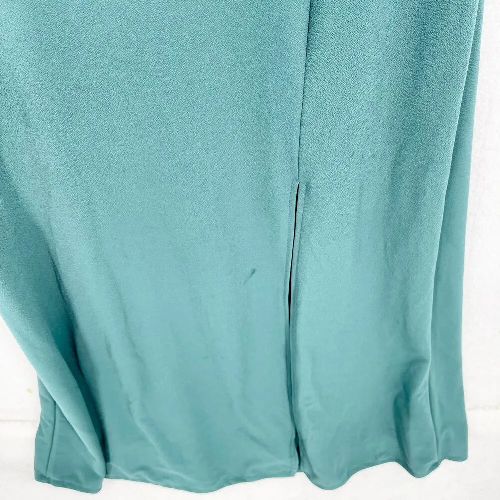 Birdy Grey Women's Spaghetti Strap Tie Back Emerald Green Bridesmaid Dress XS - Image 6