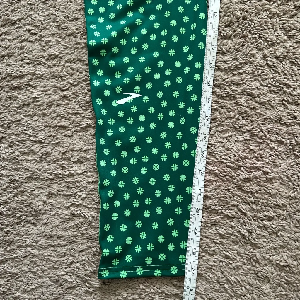 Brooks Women’s Moment Green Tights Size XL - Image 8