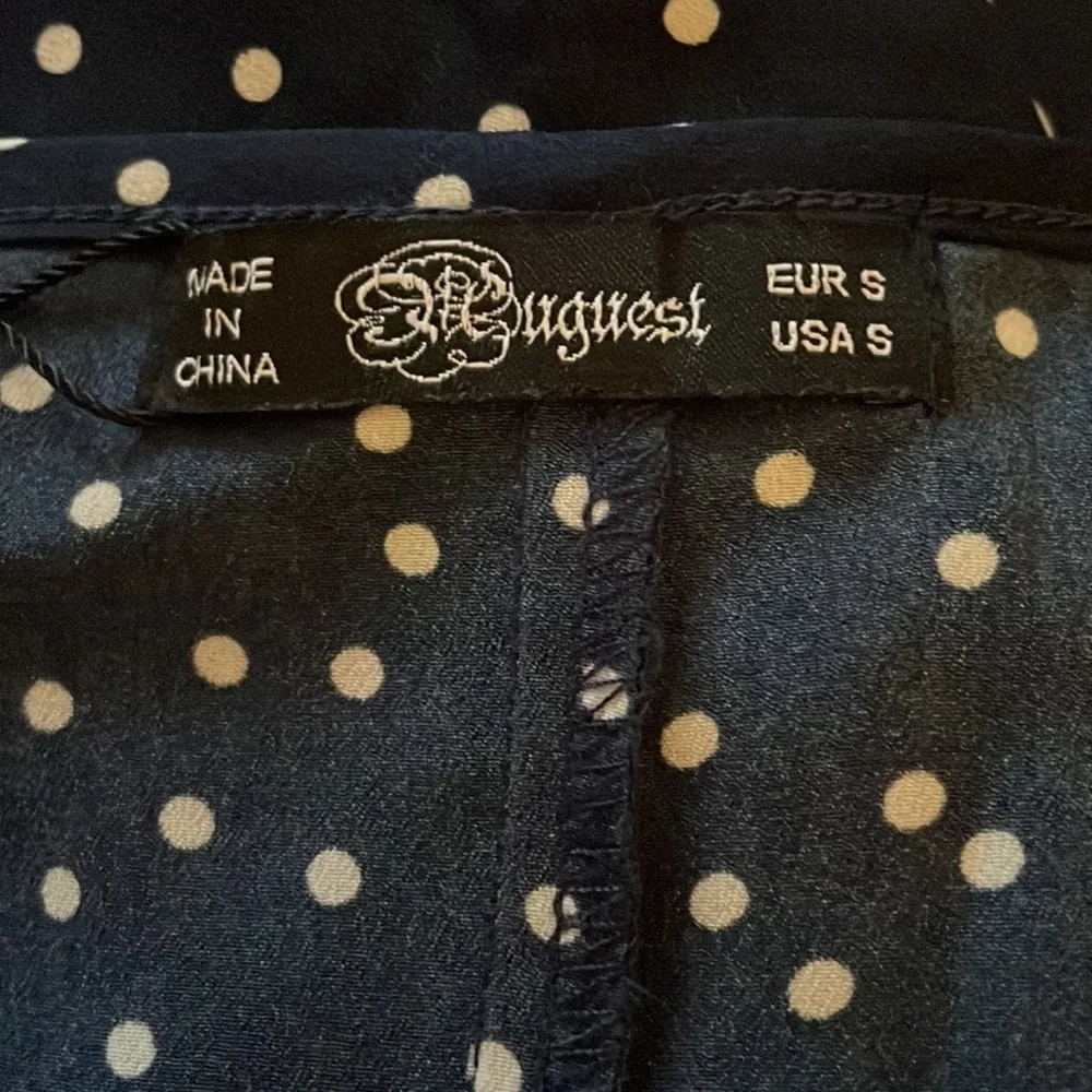 U Guest Ruffled V Front Polka Dot Mini - Image 11