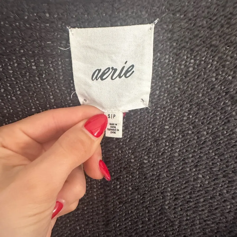 Aerie  Crew Neck Sweater Soft Knit Relaxed Fit - Image 2