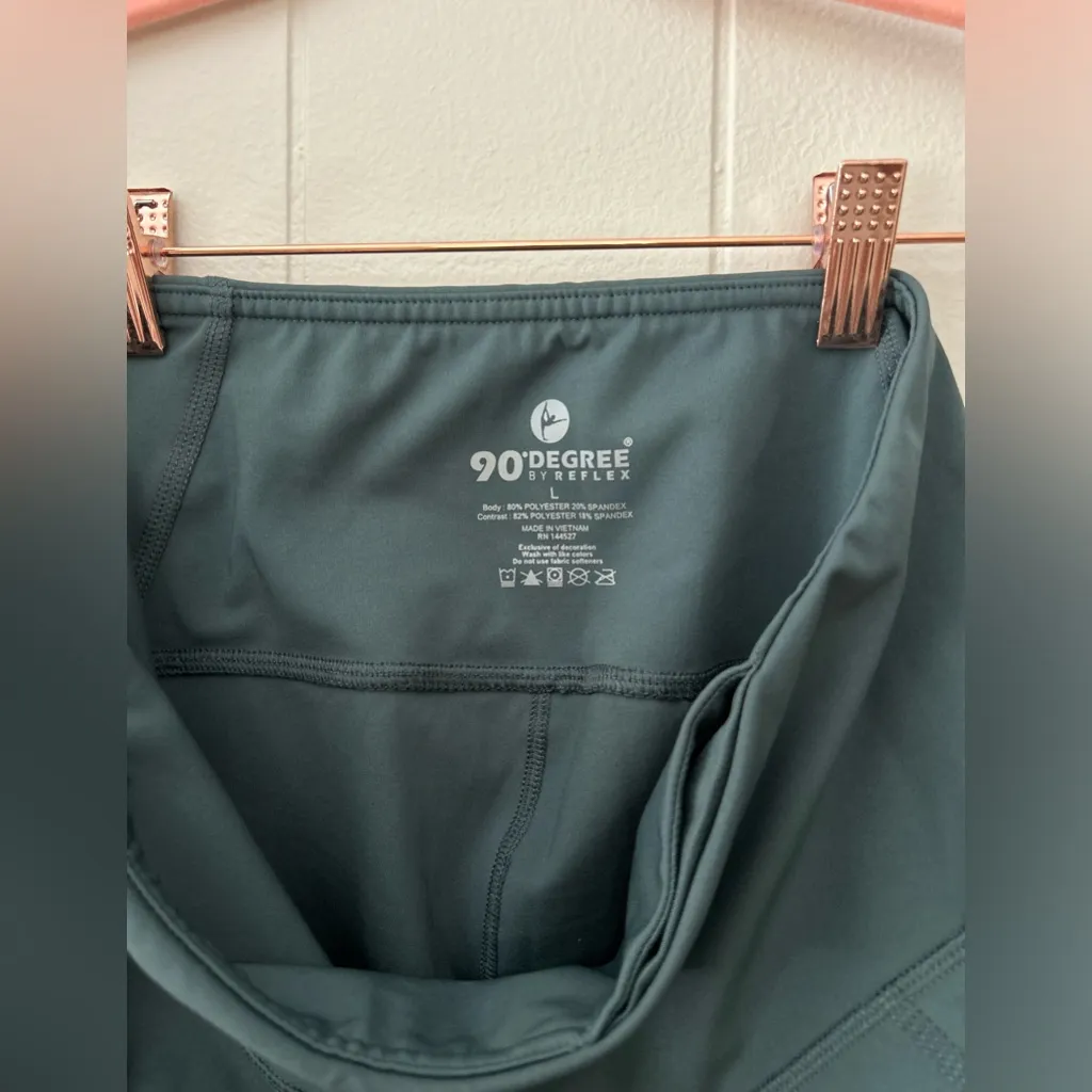 90 Degree By Reflex Leggings Blue Size L - Image 2