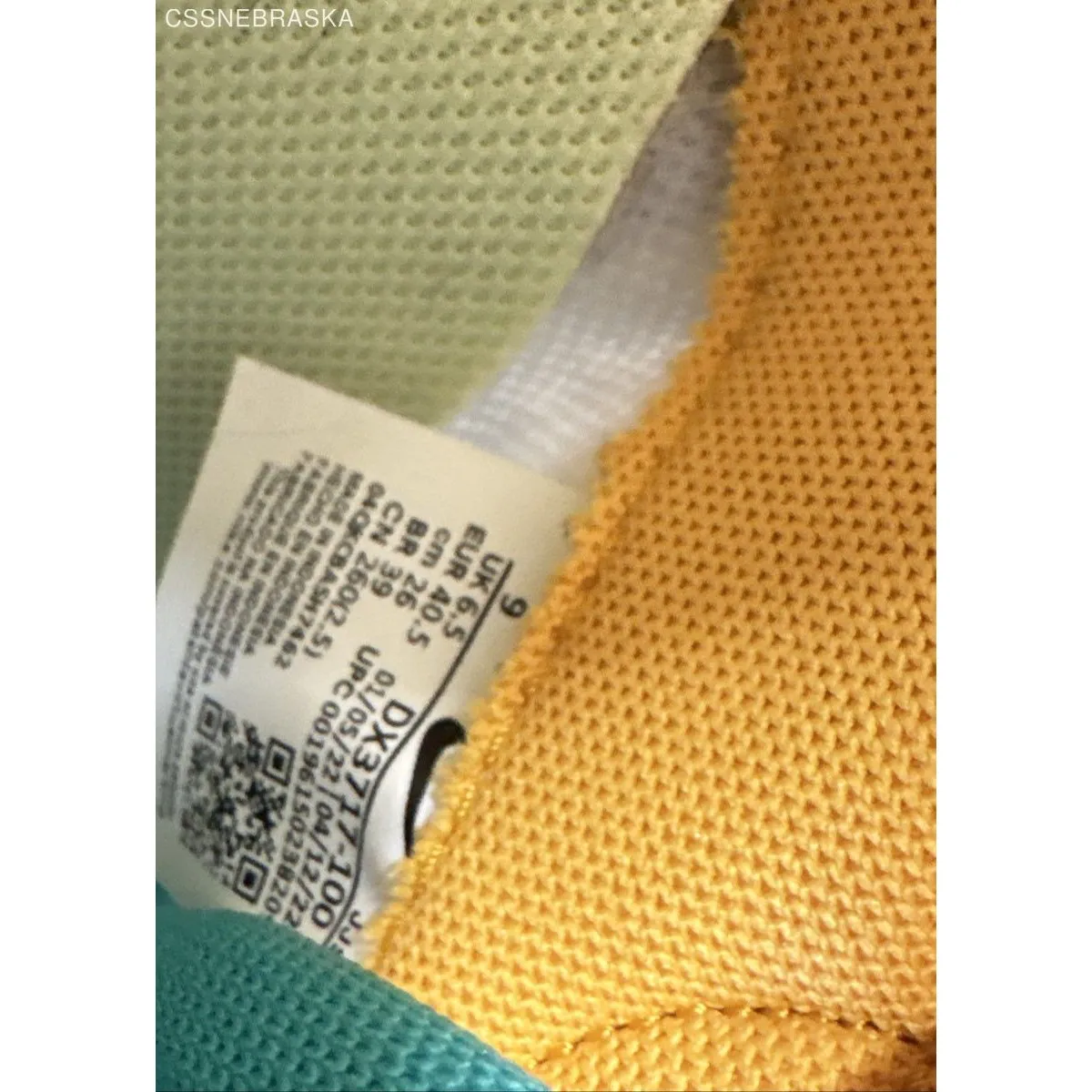 Nike White/Lime/Peach Womens 5 Air Max Dawn Running Shoes Athletic Shoes -Size 9 - Image 8