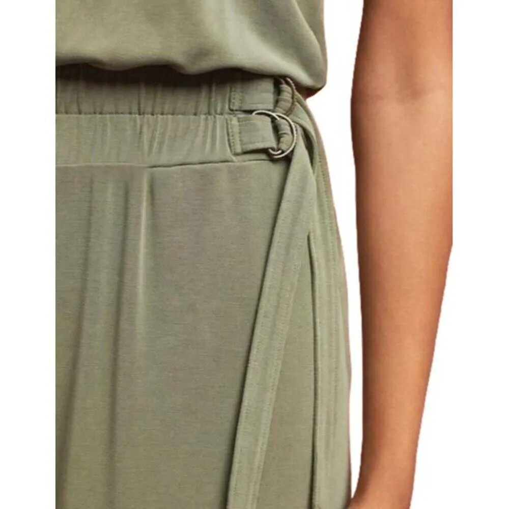 Anthropologie Saturday Sunday Peregrinate Belted Jumpsuit Moss Womens Xsmall - Image 7