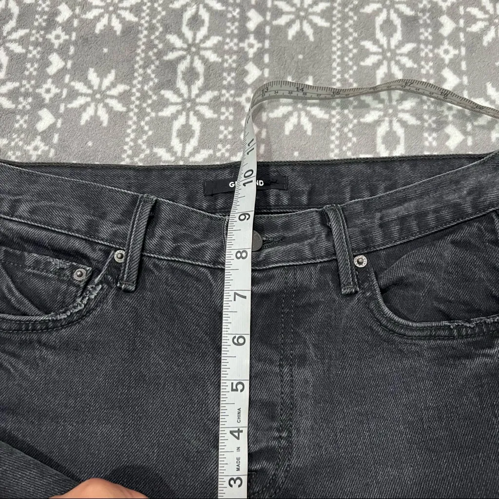 New GRLFRND Yasmin High Waisted Jeans w/ Raw Hem & Button Fly Lust For Life 25 - Image 8