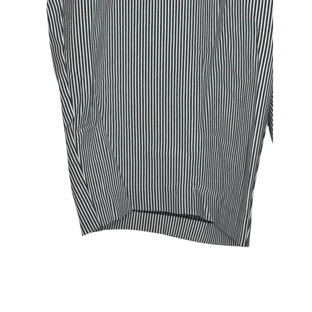 Liz Claiborne Women Short Stripe Bermuda Front Buttons Pull On Capri Sz. XXL NWT - Image 3